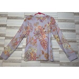 Petite Papinelle Pajama Set Girl's Size 6 Kids Coco Misty Lilac Floral NWT